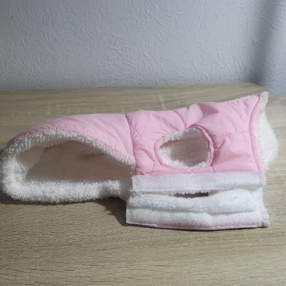 Pink‎ Quilted Dog Jacket with Soft Lining